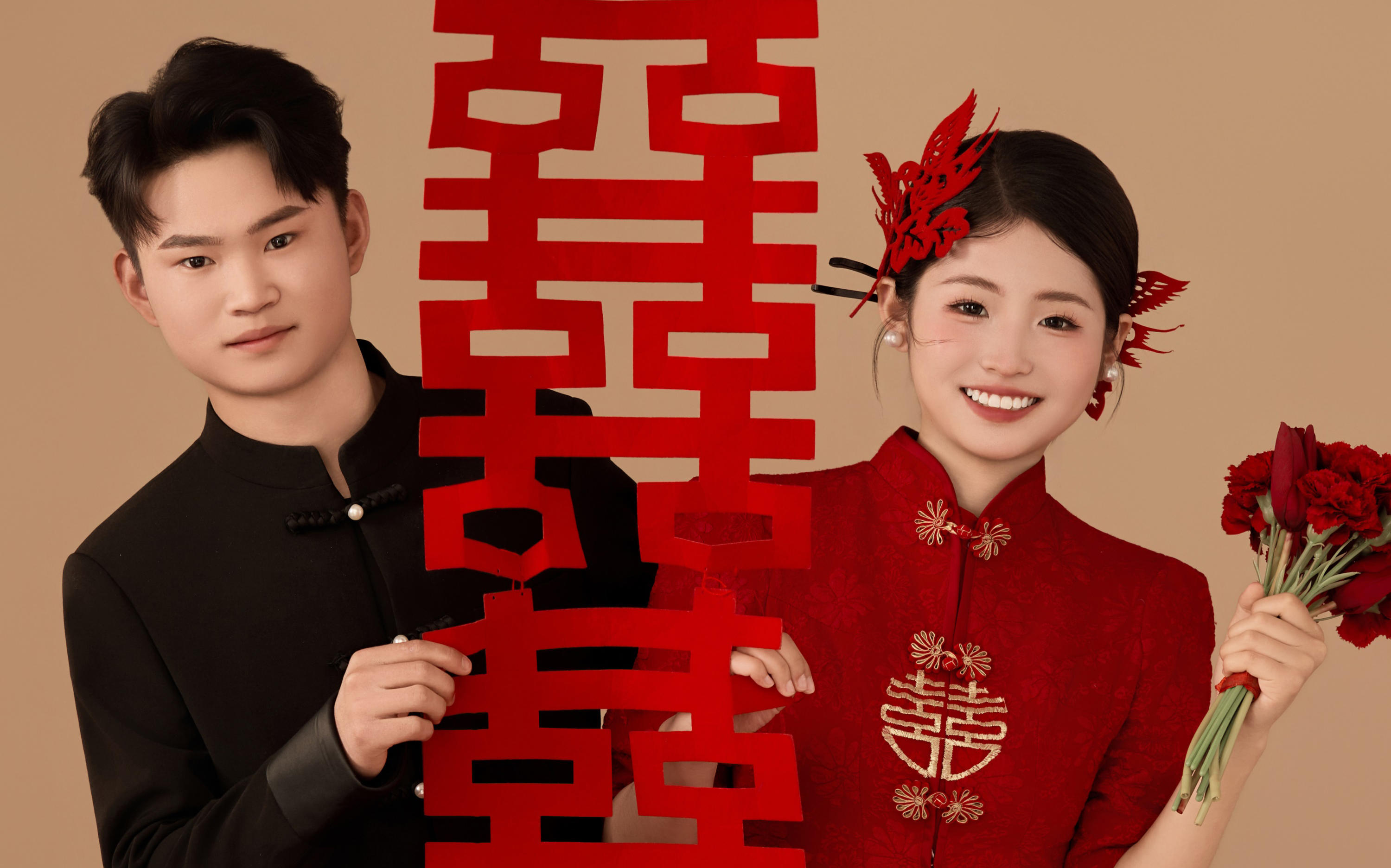 【壹家攝影】菏澤|被非遺剪紙新中式婚紗照驚艷到了
