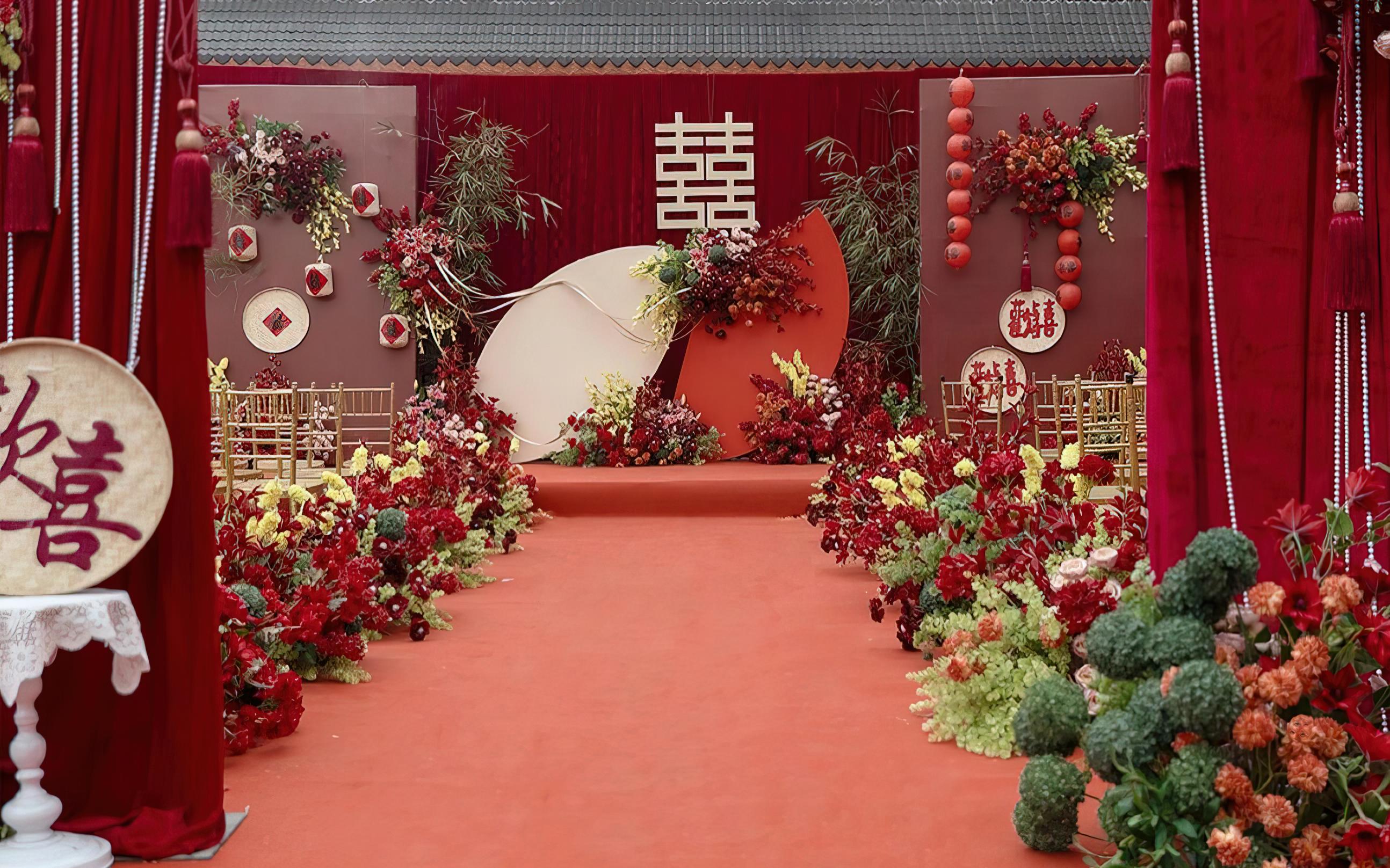 【西柚】绯·焰 | 炽红浓郁浪漫婚礼