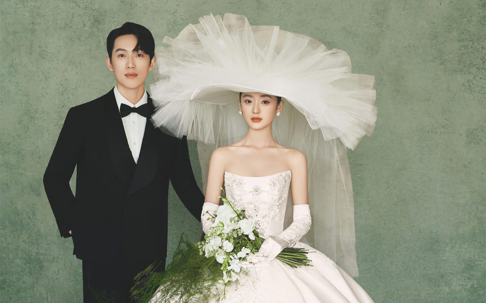 婚纱氛围感的神‼️奶fufu法式浪漫婚纱照美爆