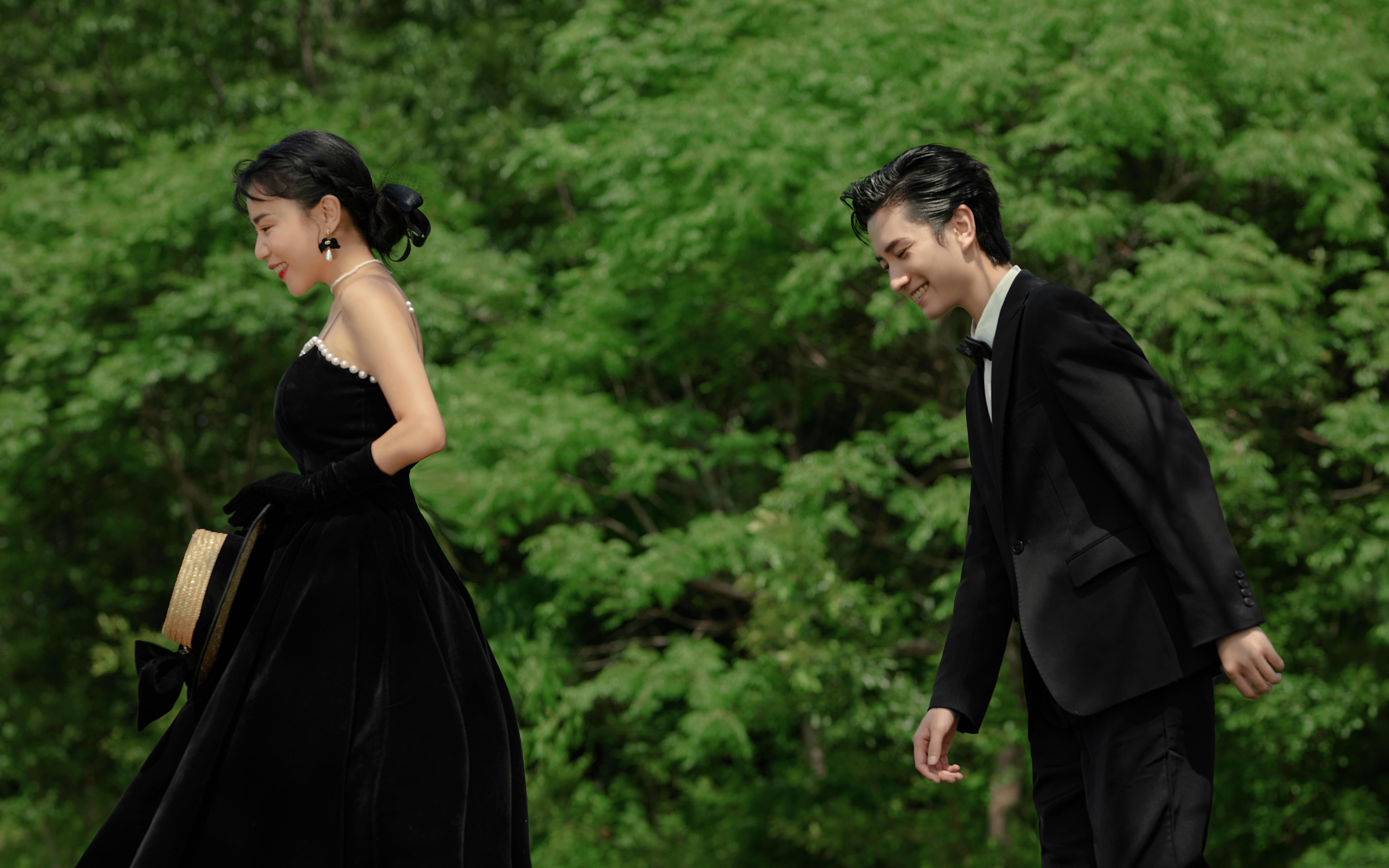 原创-小众级别的超森系的赫本风婚纱照