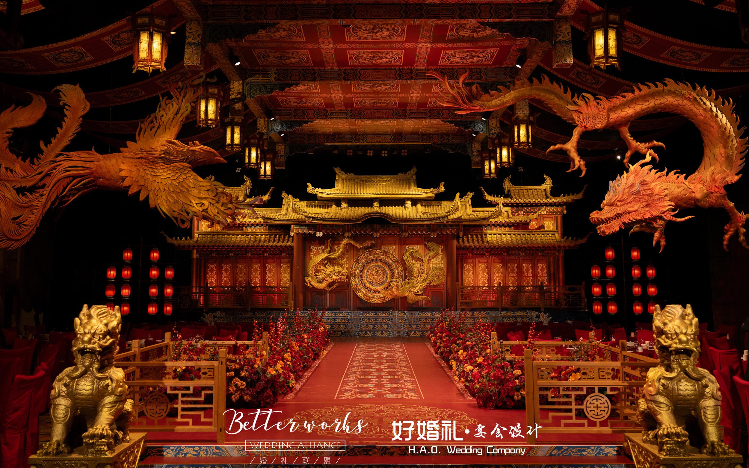 【千灯伴长夜，红花廊桥等候你来】
