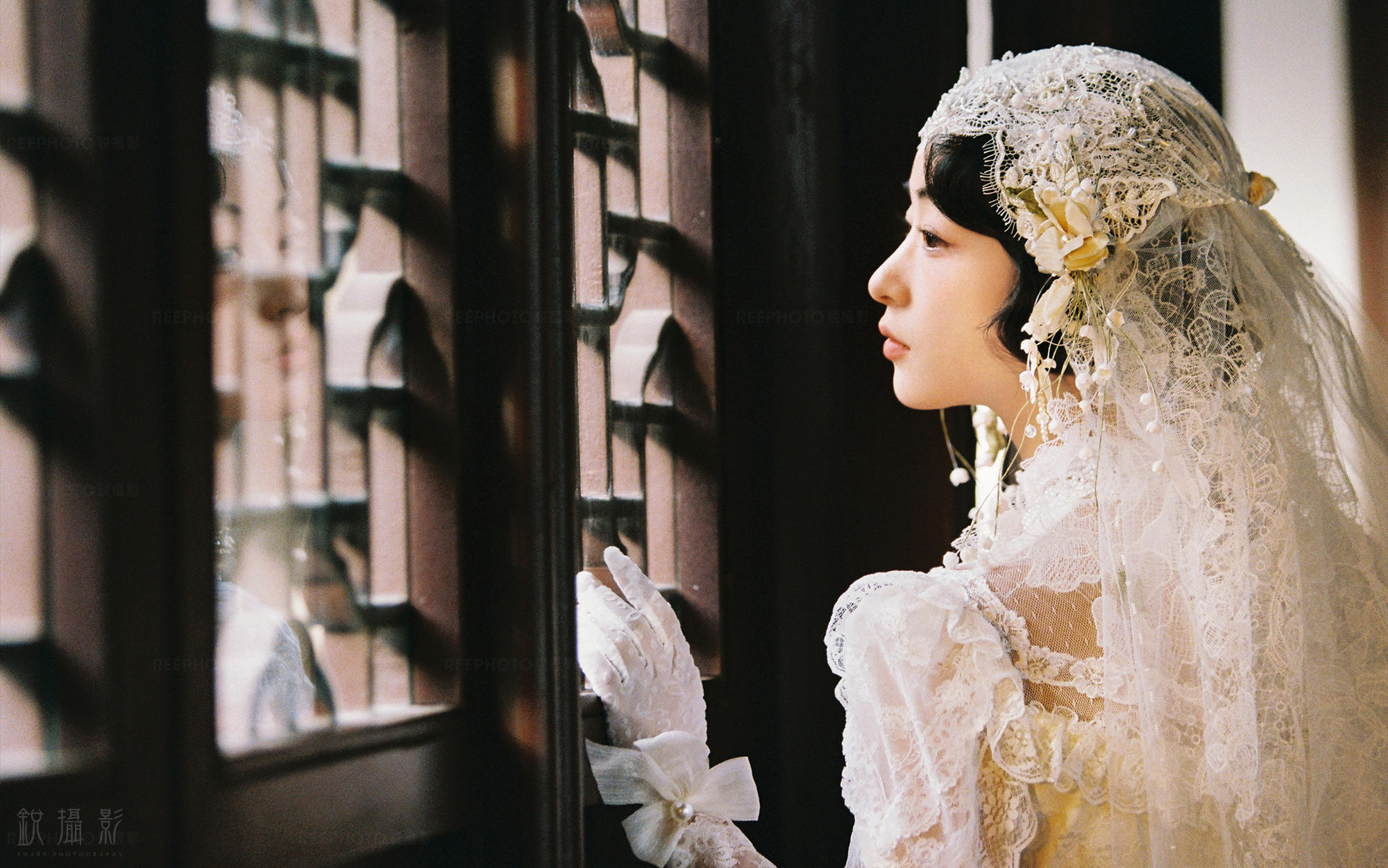 “举止处有幽兰之资”杭州园林民国婚纱照