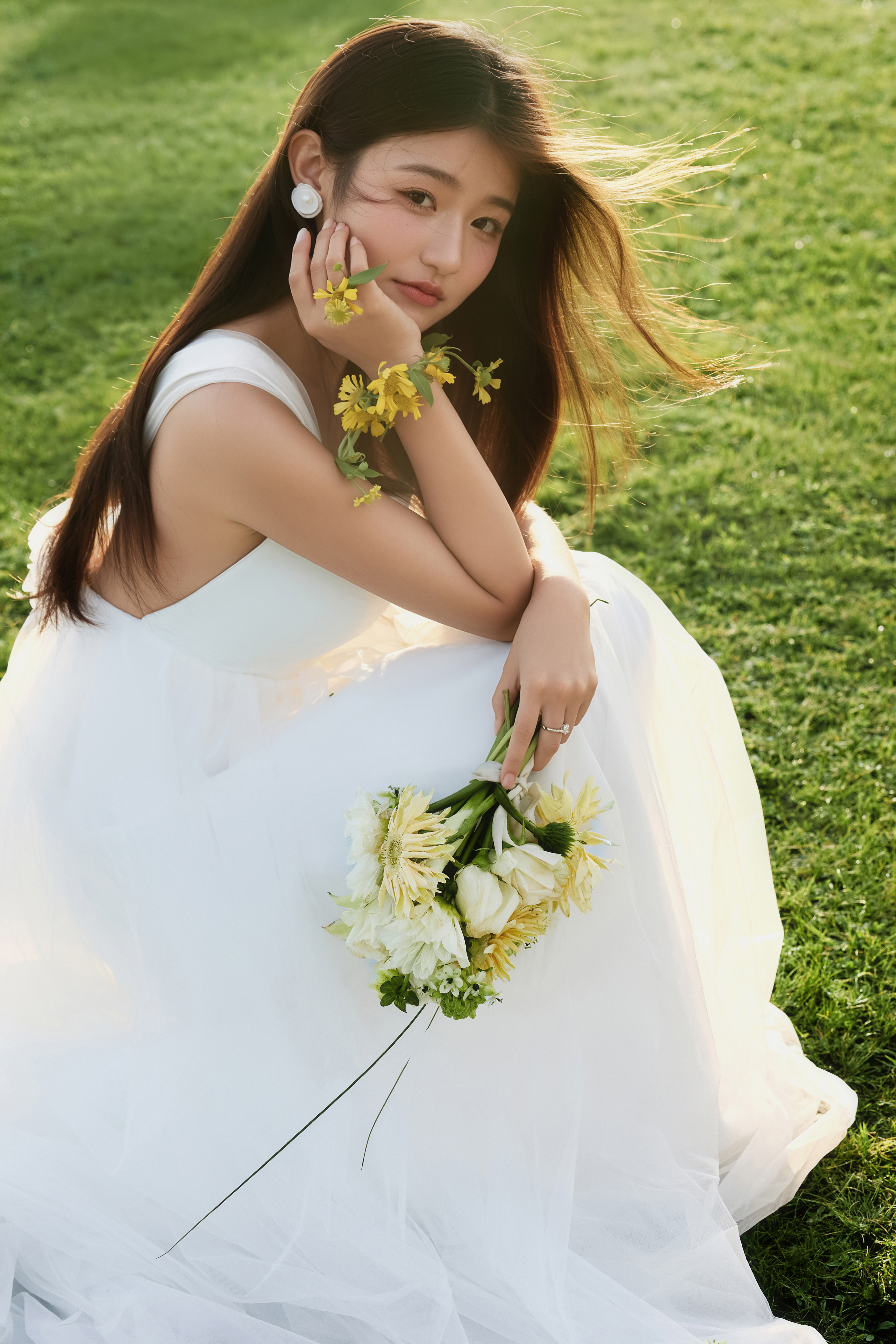 落日为礼，森系为纱🌳我的草坪婚礼进行时