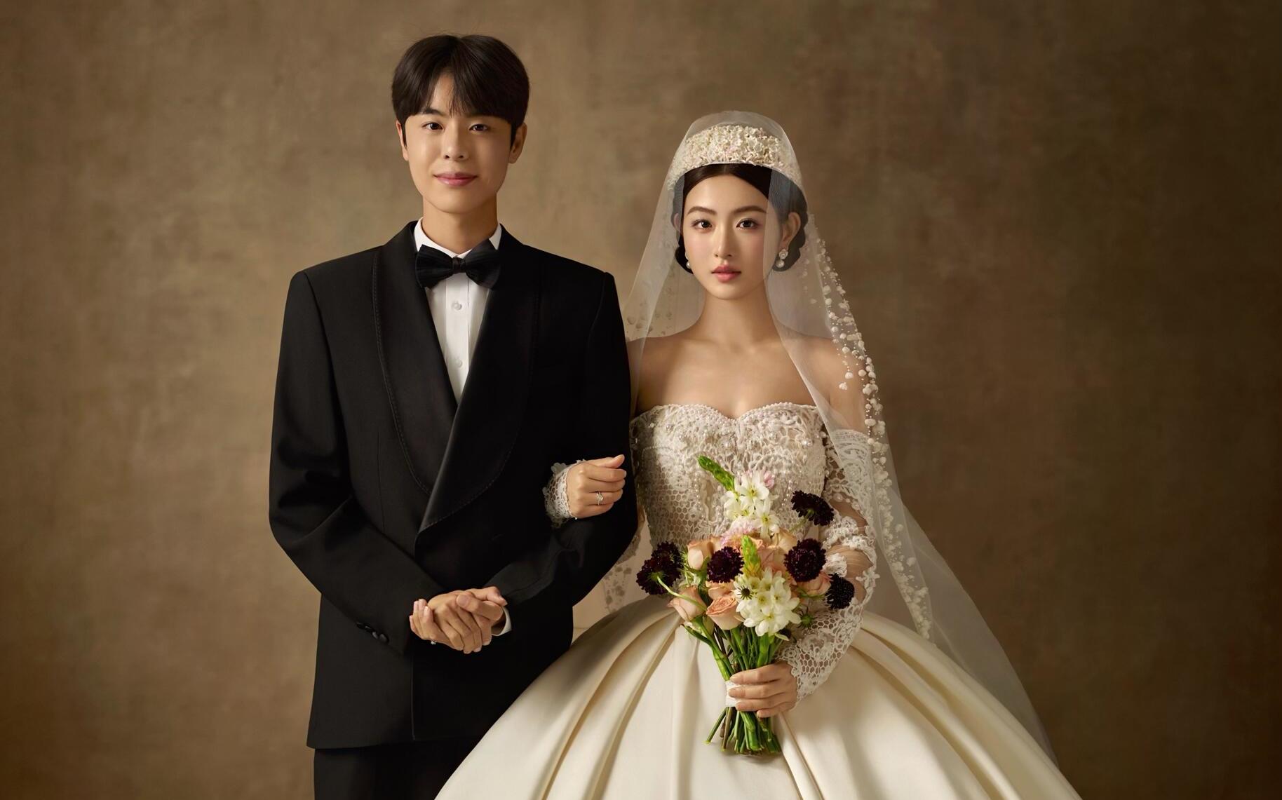 火爆全网的安妮公主婚纱照👑油画风好高级✨