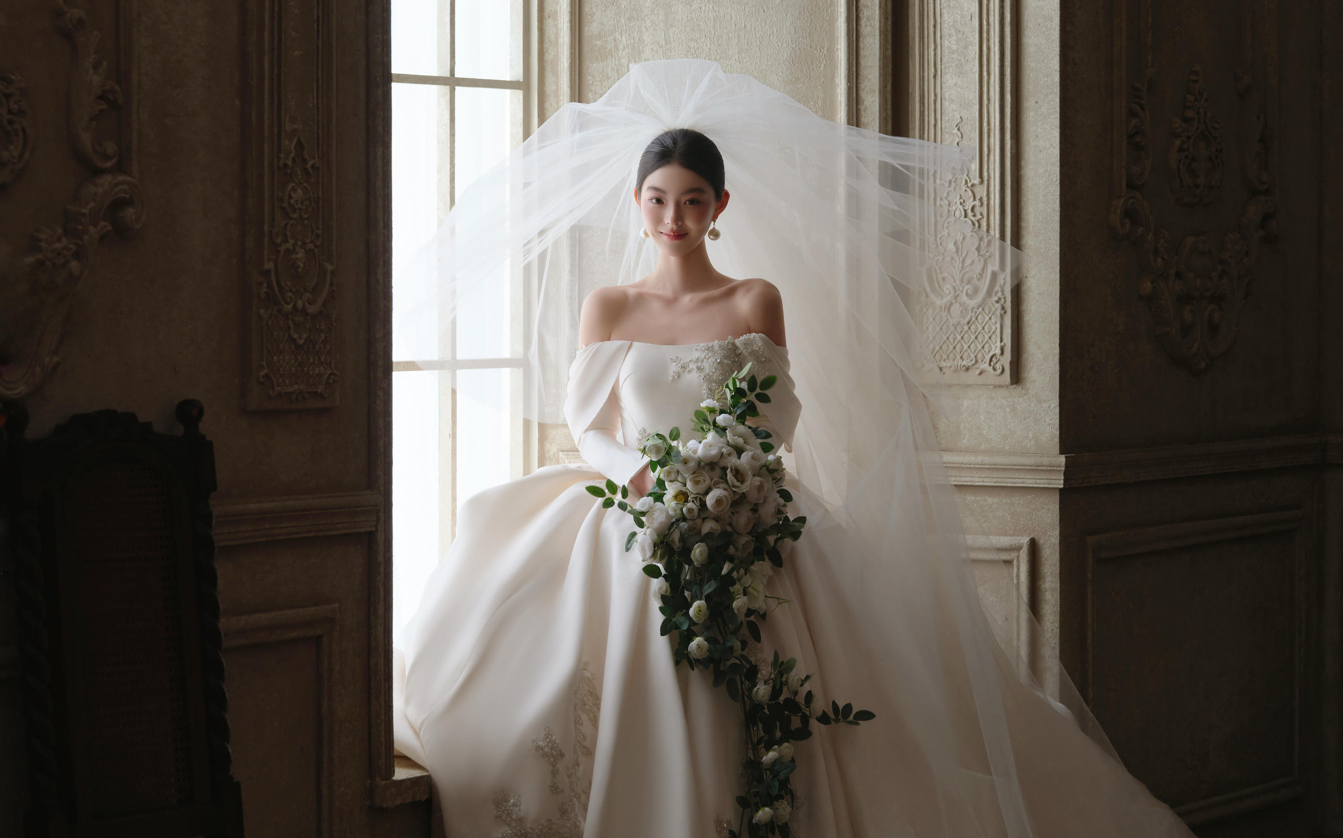 优雅的仪式感主纱婚纱照，高级质感拉满🎬