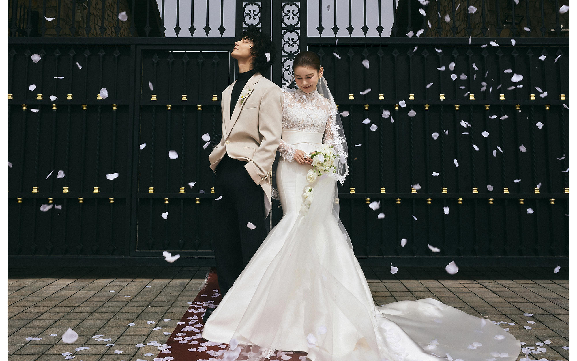 电影感爆棚的复古婚纱照（南法时光）