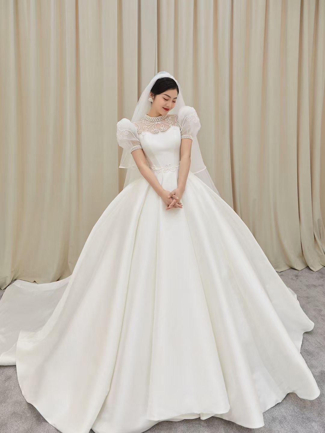 【2024限量高定】婚纱礼服4件套