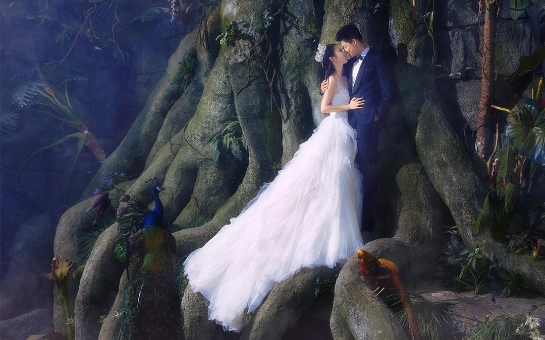 亚洲飞人苏炳添夫妇同款唯美婚纱 | 独家原创款