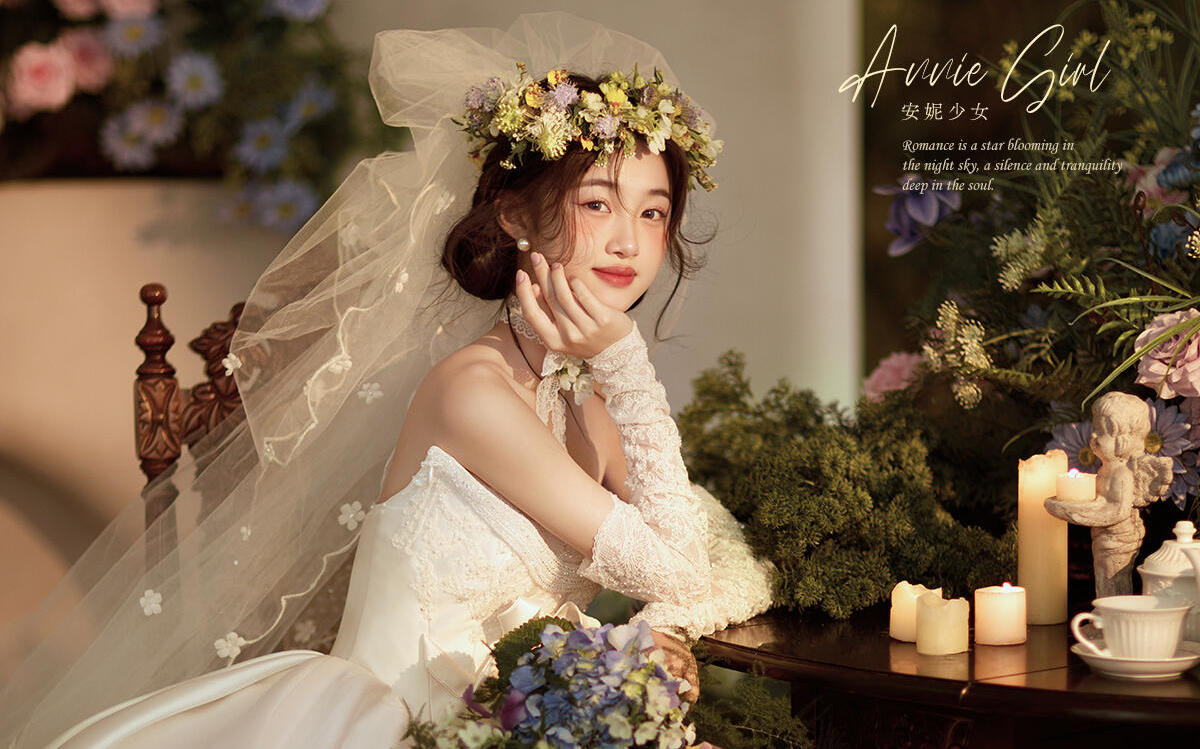 千呼萬喚的少女法式婚紗照成片終于來啦