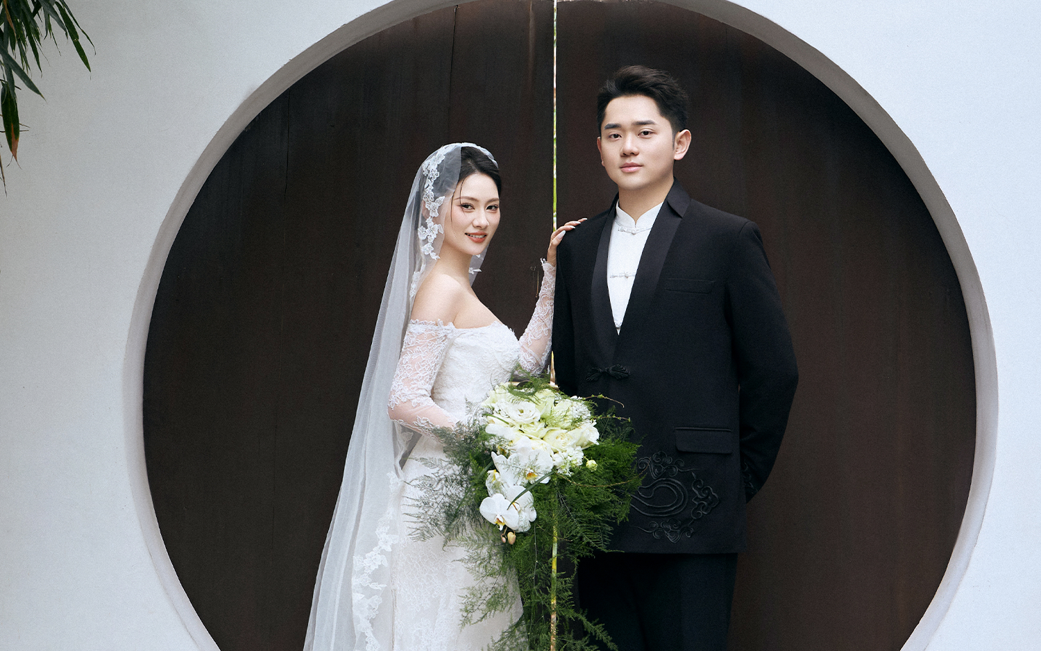 姐妹们❗️婚纱照就选园林新中式😭美死了