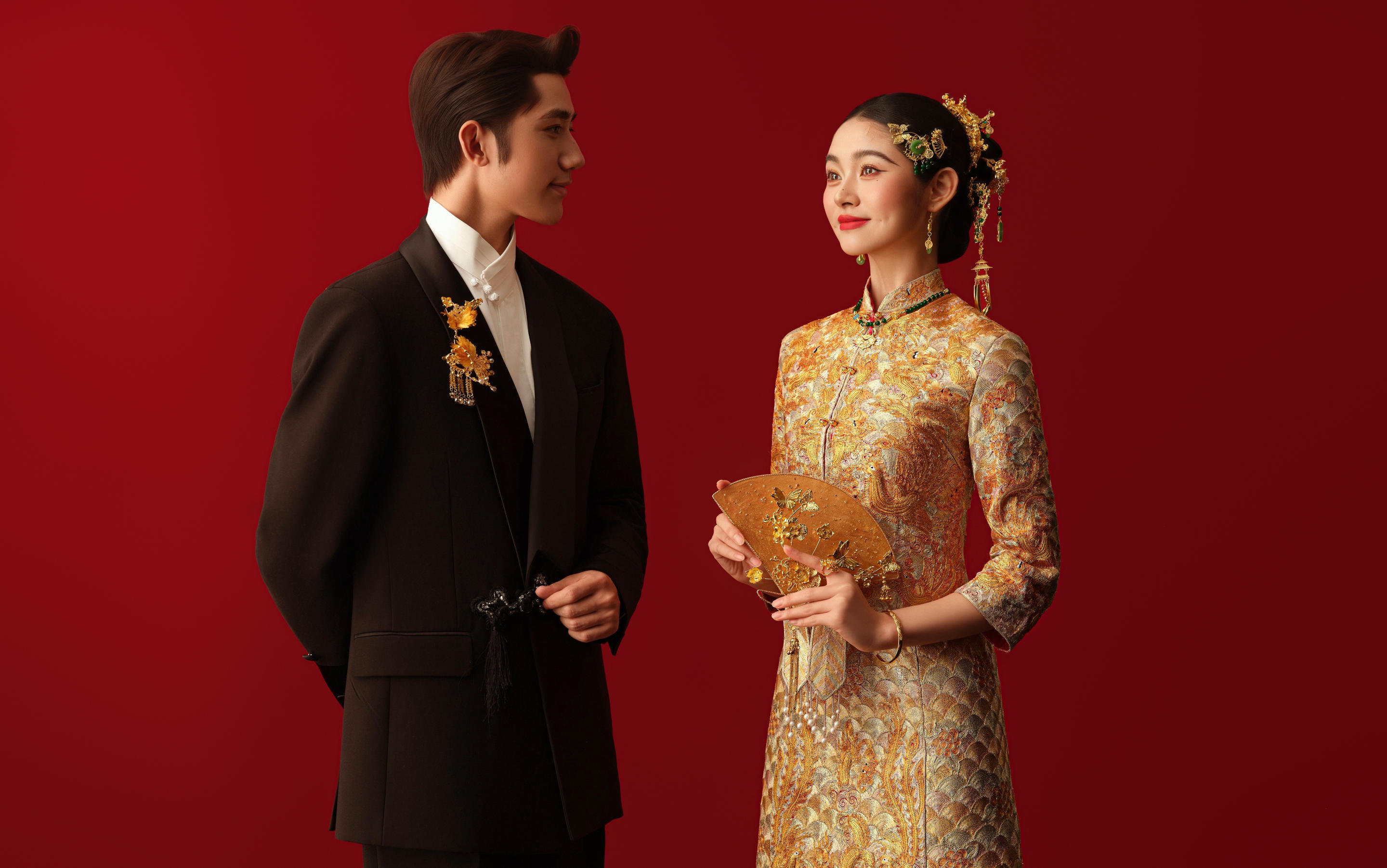 室内新中式秀禾婚纱照｜东方浪漫太绝了🏮