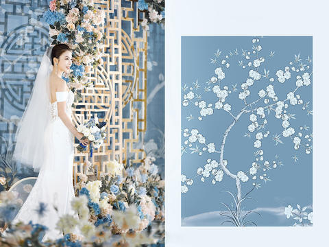 29800新中式婚礼《蓝梦花园》