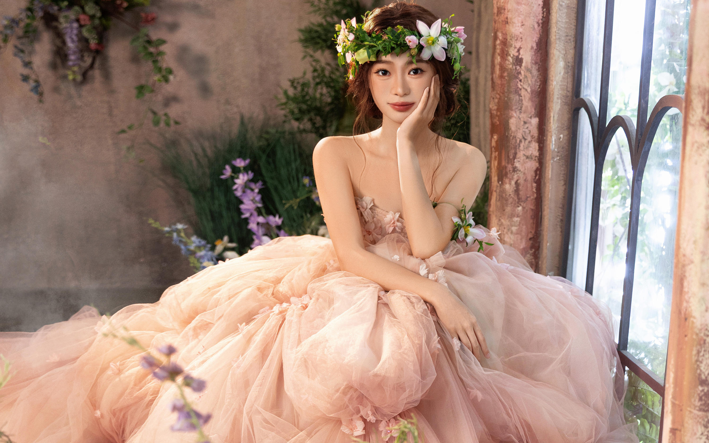 美到心坎的花仙子婚纱照🌸真的巨巨好看～