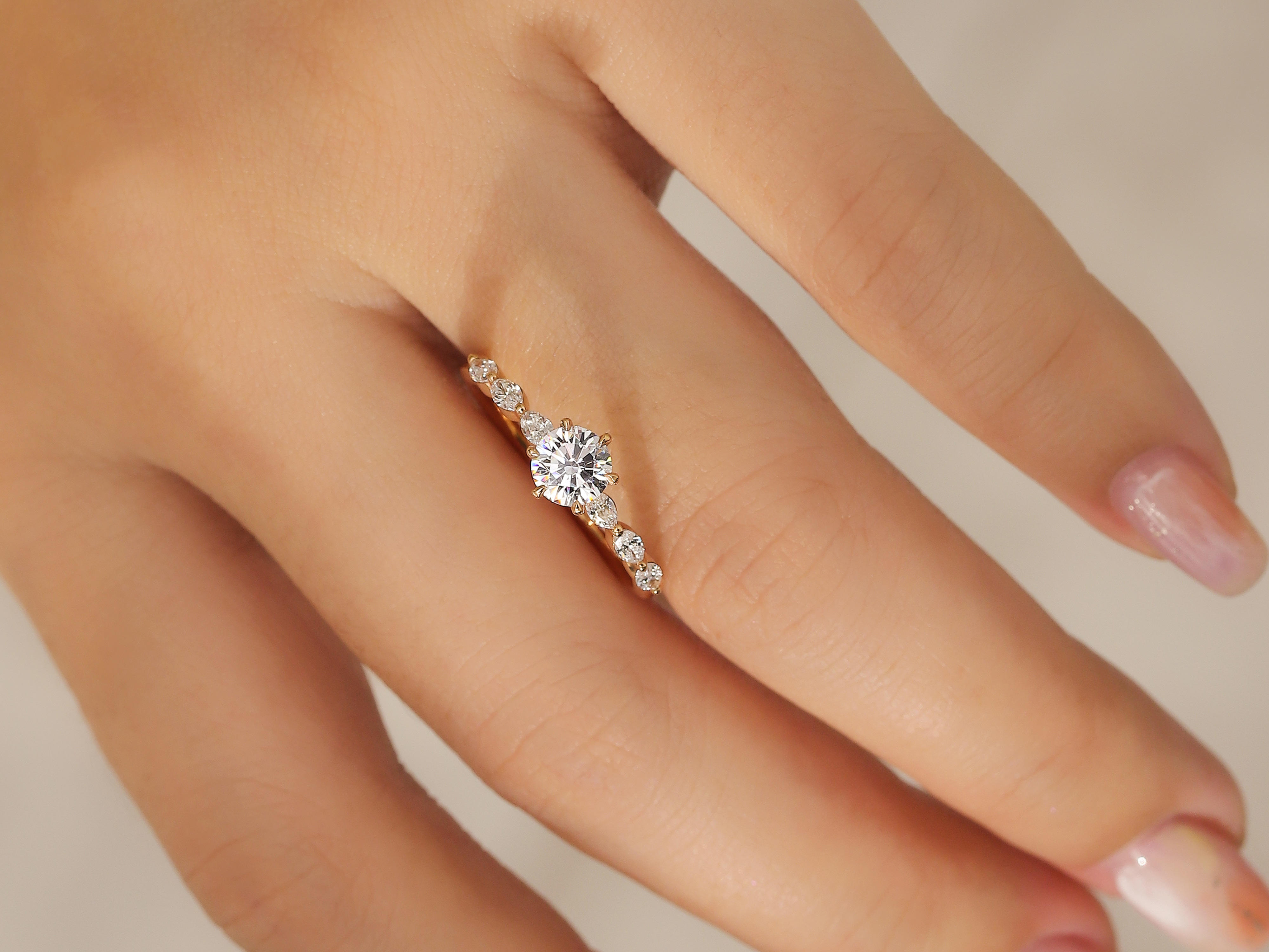 【星光闪耀】30分显大结婚钻戒|定制