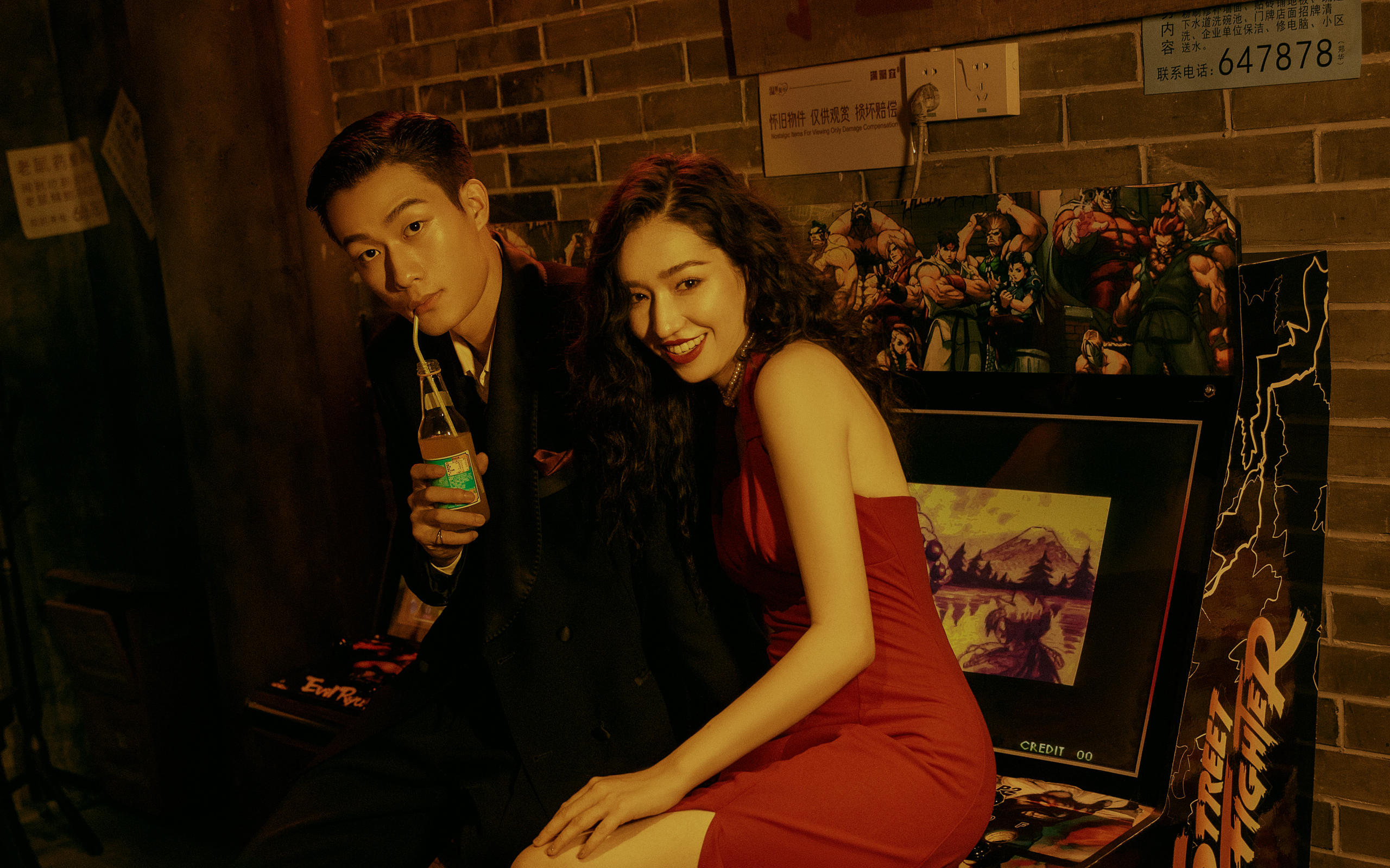 超有氛围呀，穿越时光的复古港风婚纱照