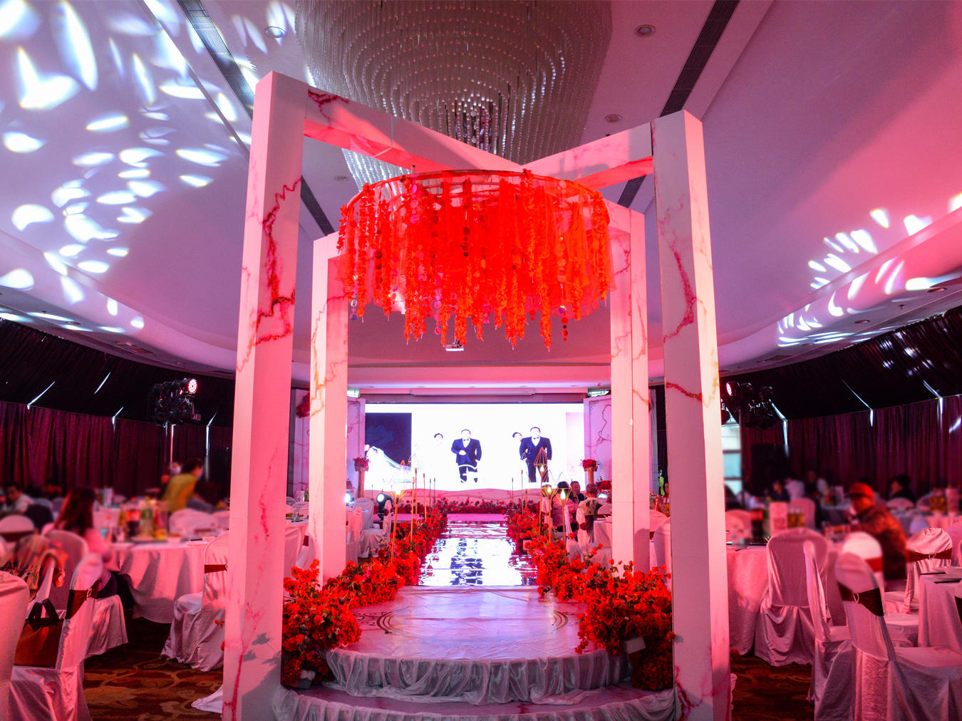 三和婚礼｜红色简约婚礼　芙蓉国际酒店