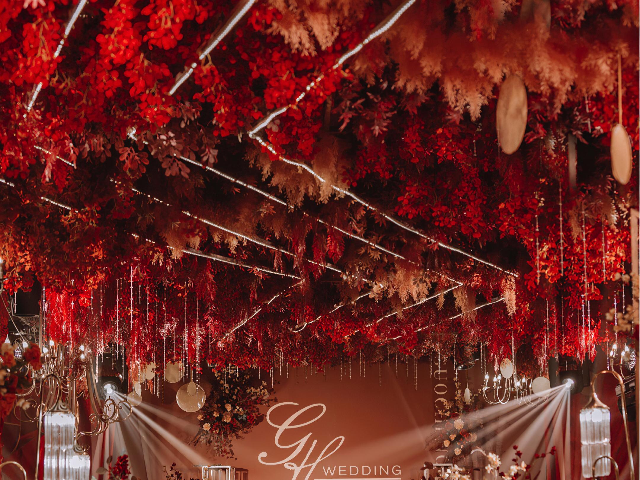 【美过效果图】繁华如梦奢华红金色婚礼 进店有礼