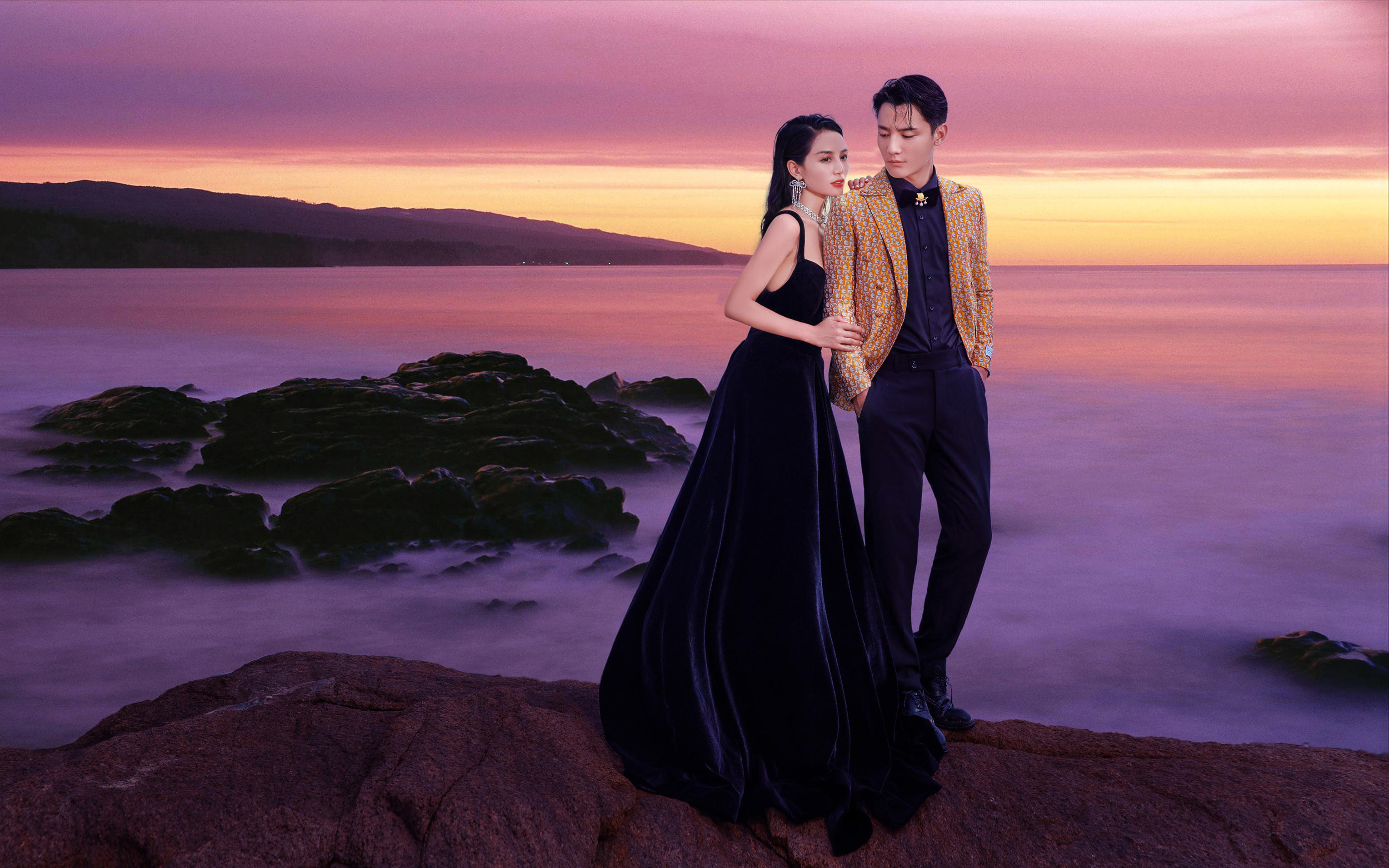 《永不落幕的浪漫-海景婚纱照》