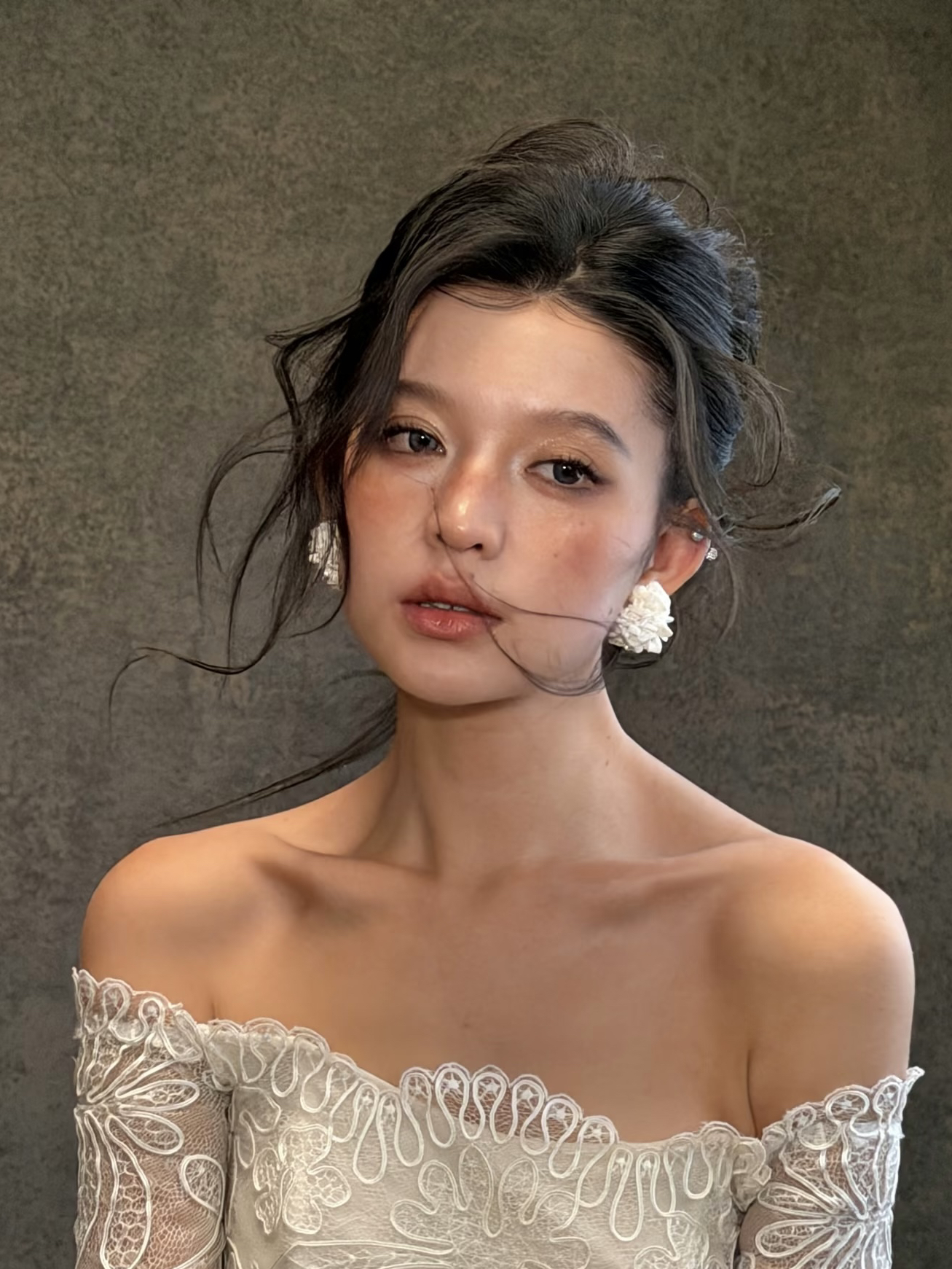 慵懒感贵气新娘妆