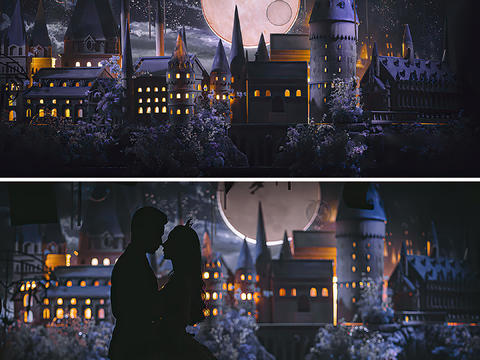 惊艳全场哈利的魔法世界高质感婚礼