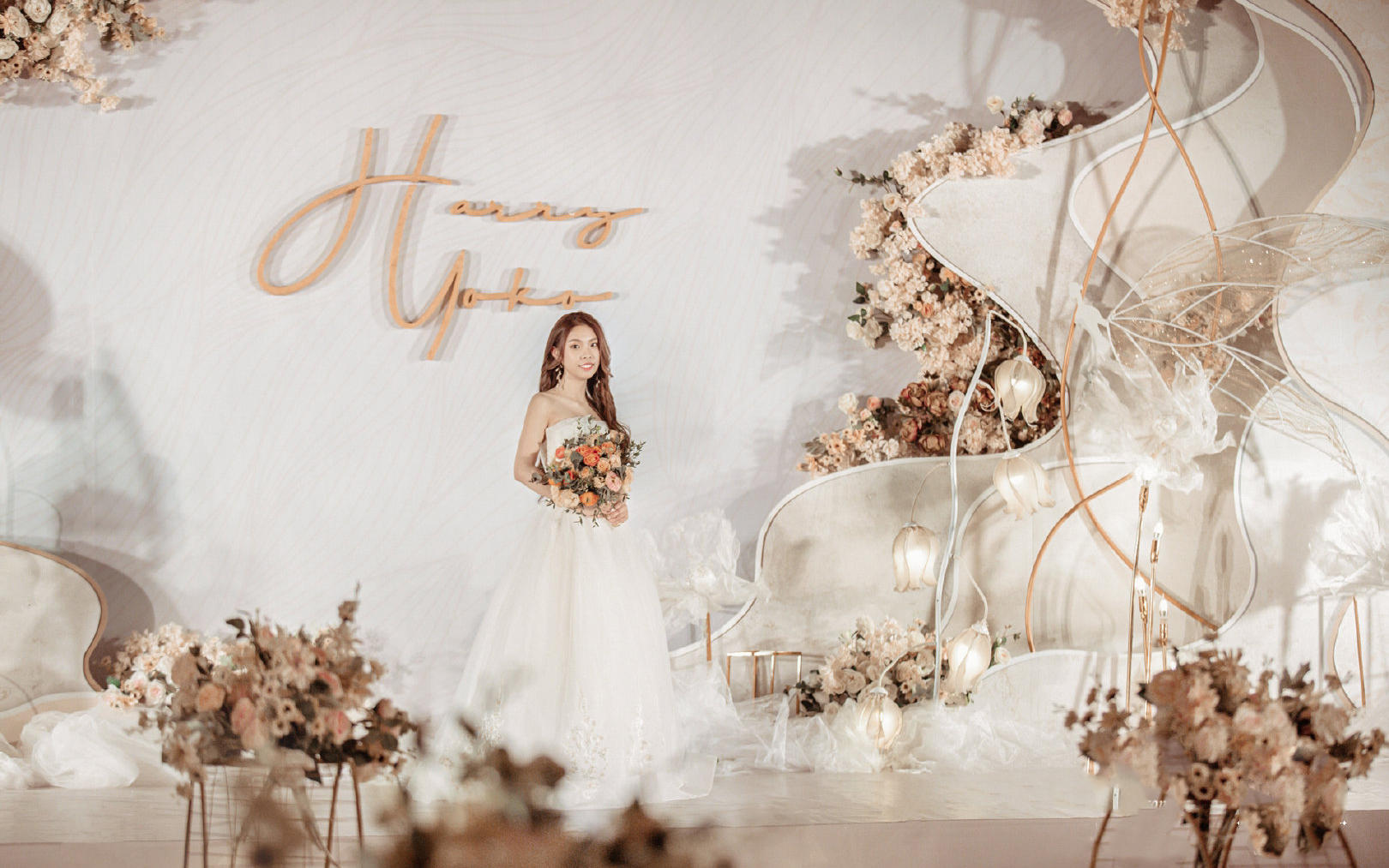 【造梦者婚礼定制】香槟色婚礼