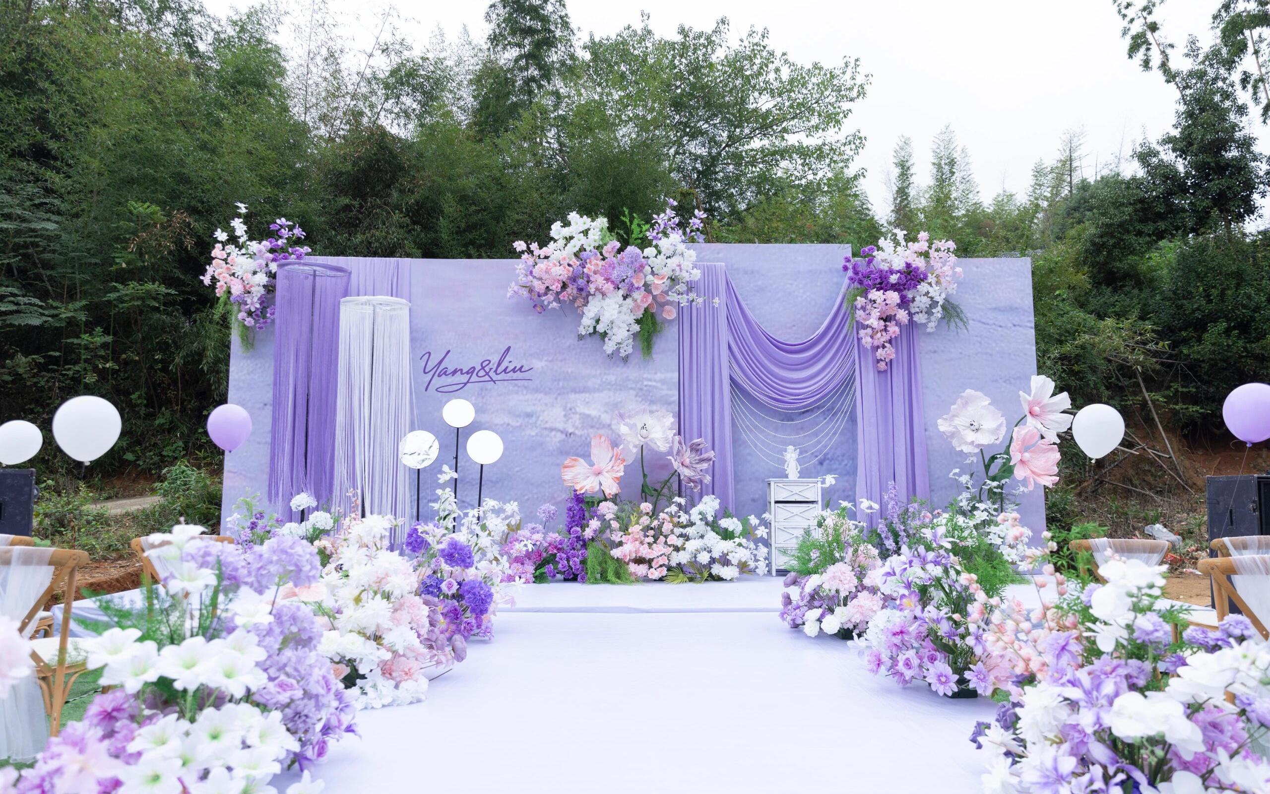 MEMO美慕|户外紫色婚礼