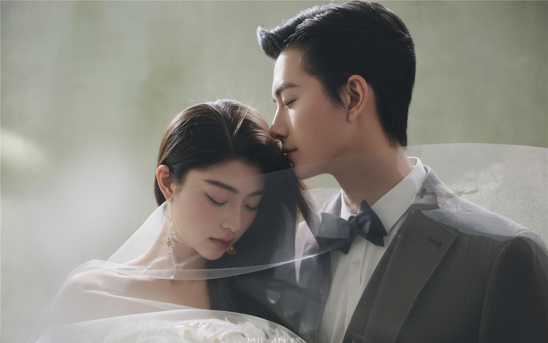 私藏｜氛围感韩式小白纱婚纱照