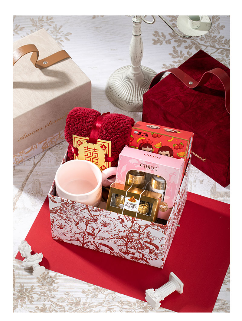 法式浪漫婚禮回禮｜伴娘伴手禮陌上花開絲絨禮盒 低調(diào)的儀式感