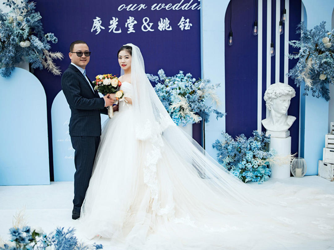 你太珍贵，值得世间所有美好作陪，遵义户外蓝色婚礼