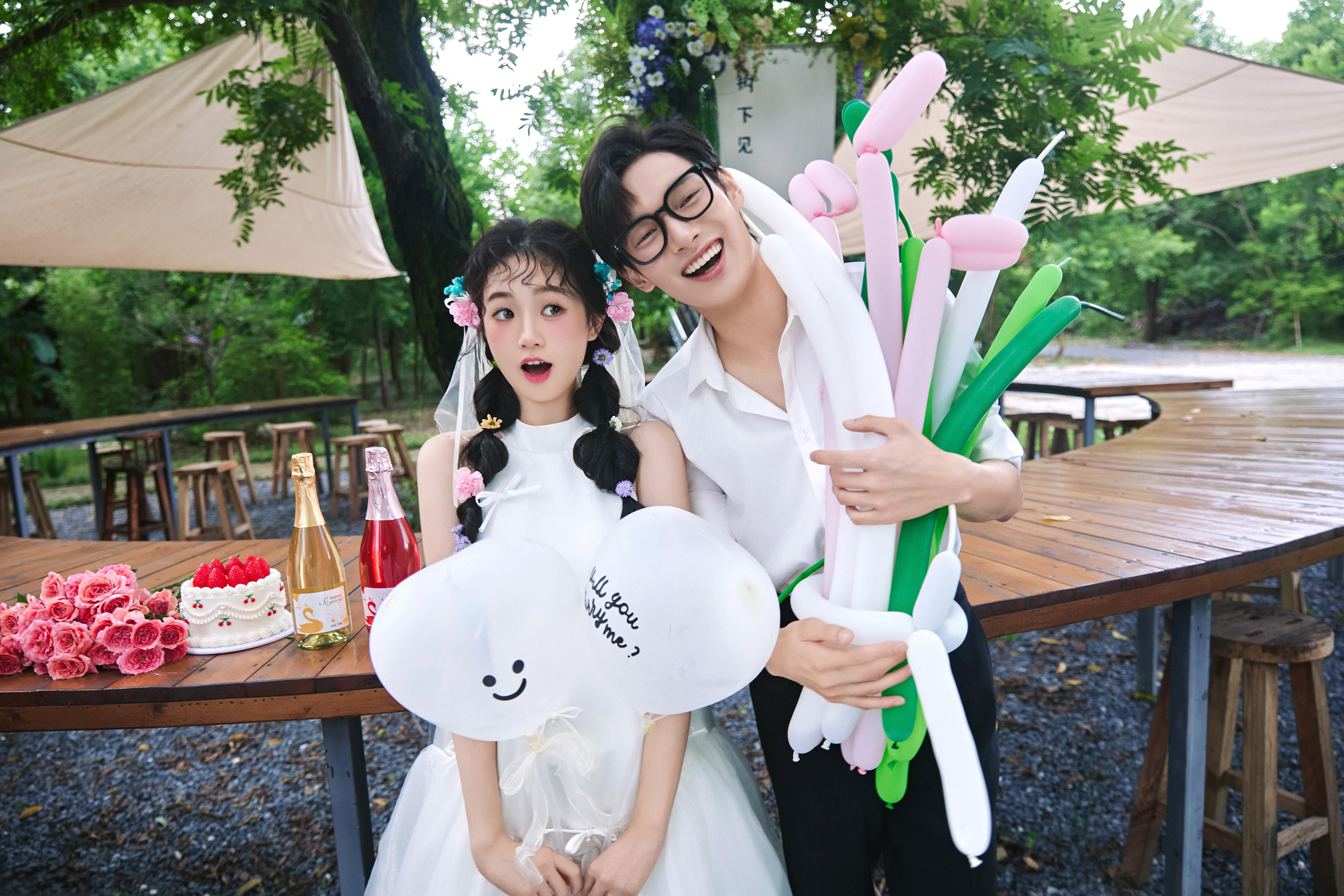 甜度超标！韩系婚纱照