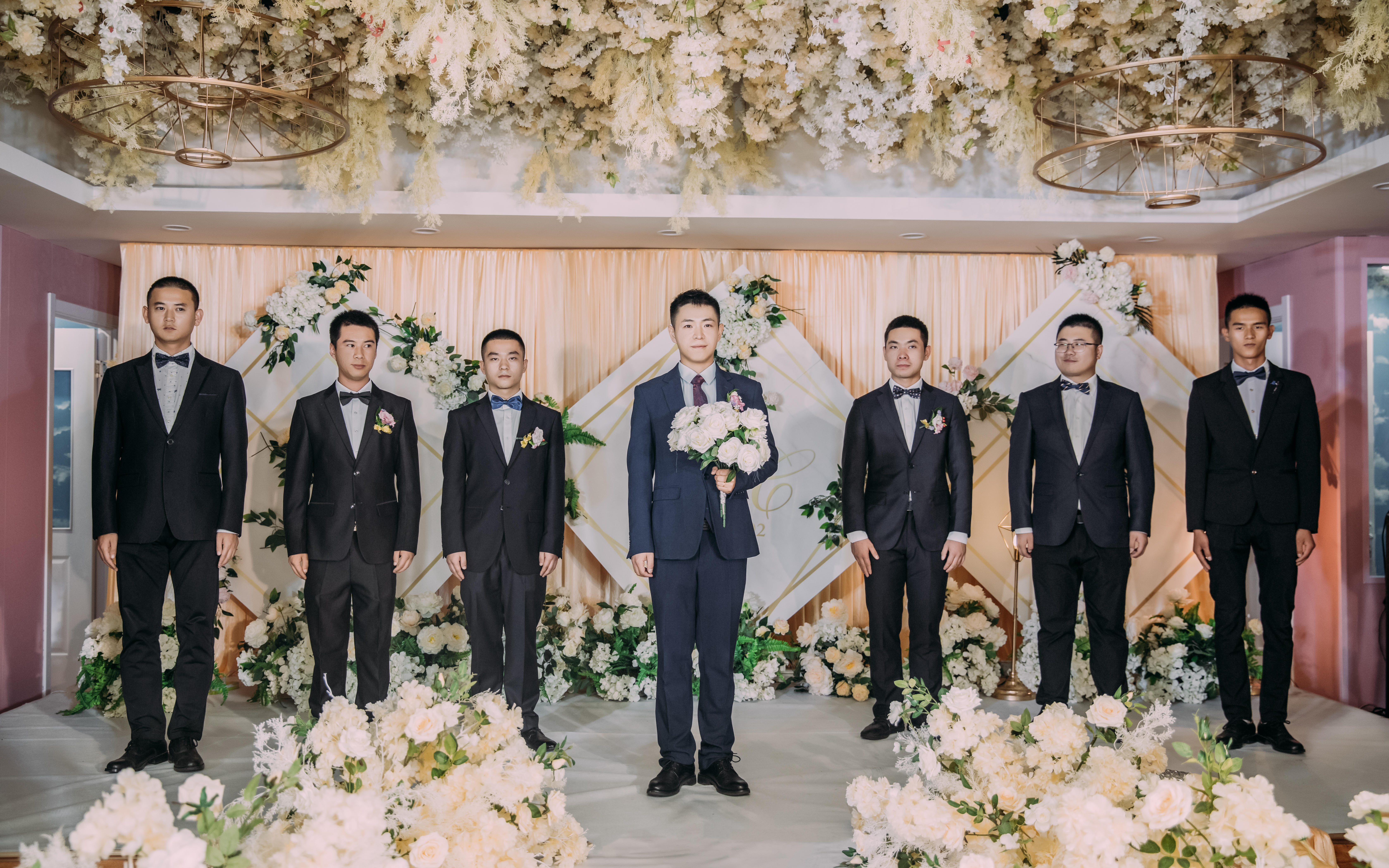 婚融界婚礼 简初主题婚礼 香槟色花艺