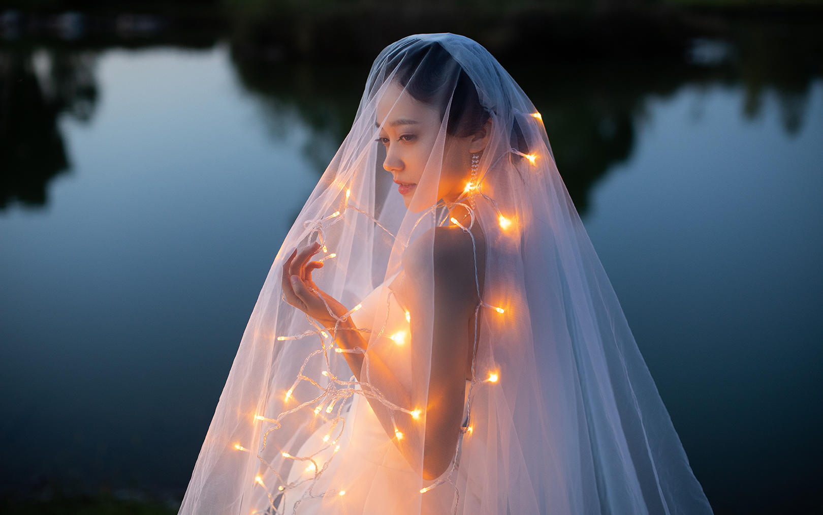 超美夜景婚纱照|文艺唯美