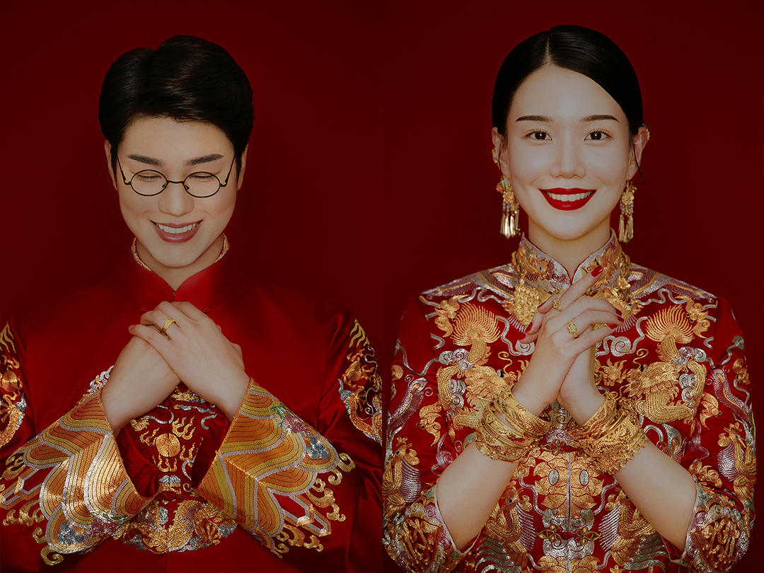 【K女王高端新娘造型】技术总监化妆师送妈妈妆