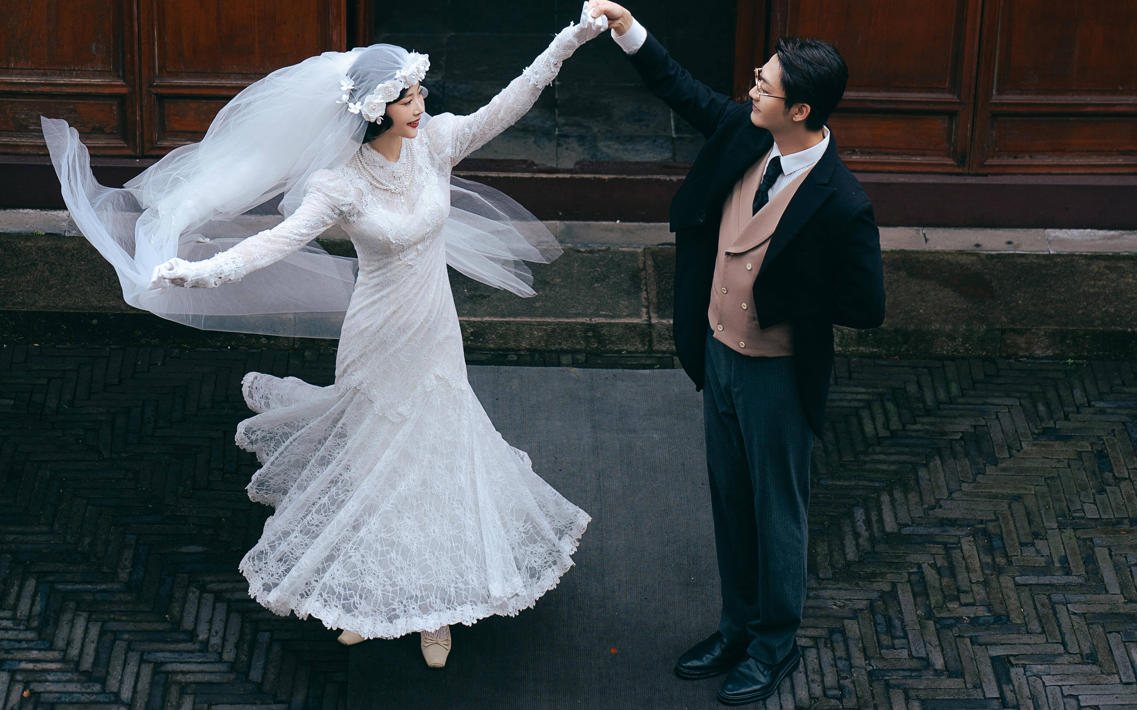 穿越時(shí)光 誰懂民國氛圍感婚紗照