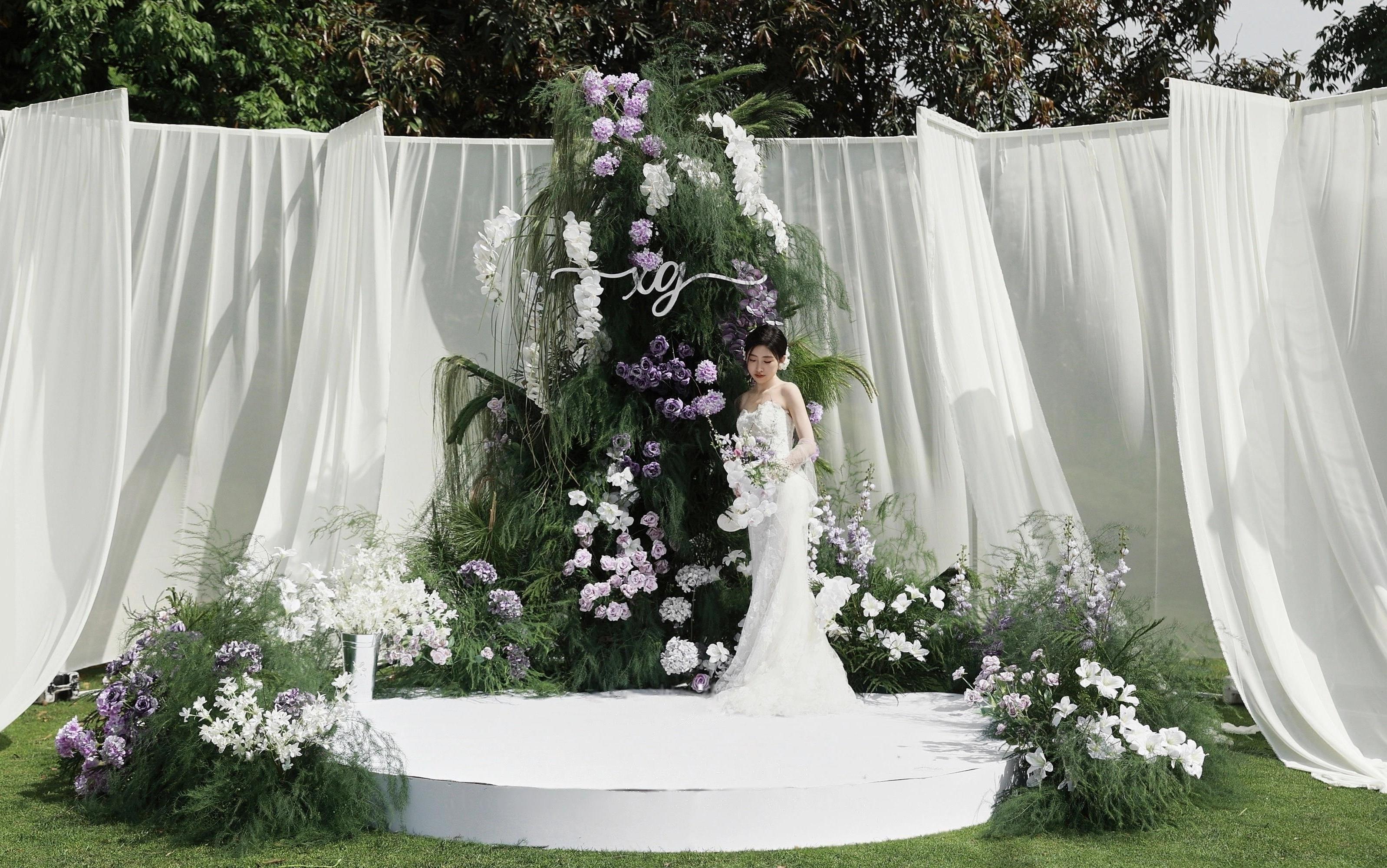 大喜婚礼韩式户外草坪