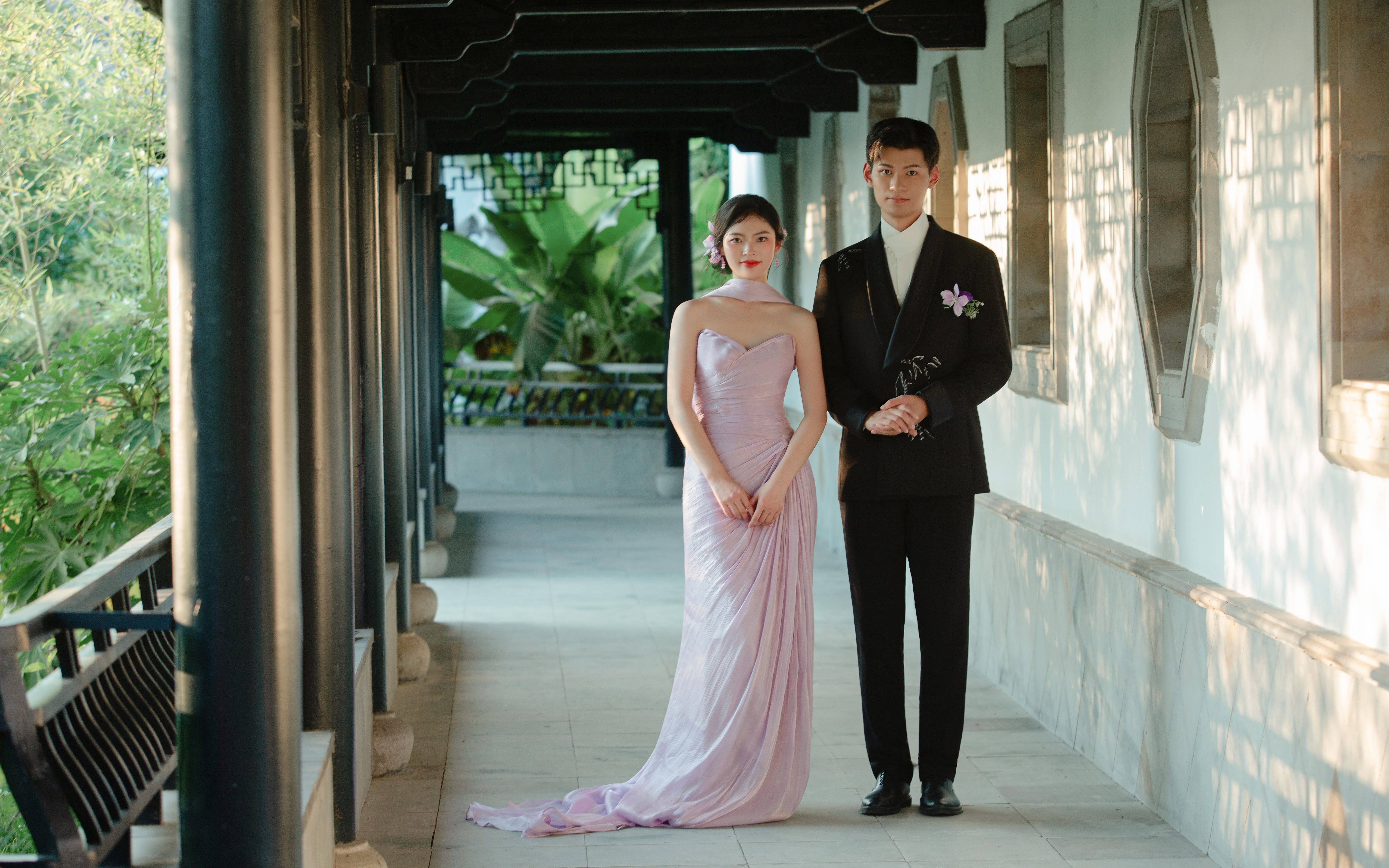 【爱琴海岸婚纱摄影】● 中式园林