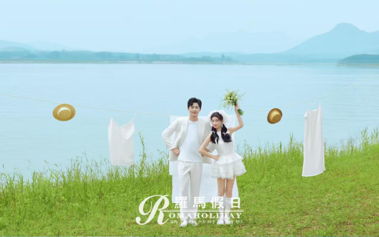 小清新森系婚纱照
