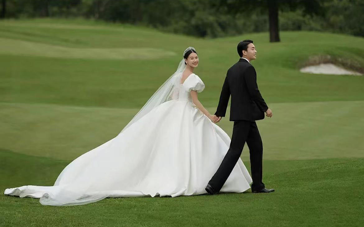 甜過(guò)初戀的白沙有氧婚紗照，美到?jīng)]朋友的森系婚紗照