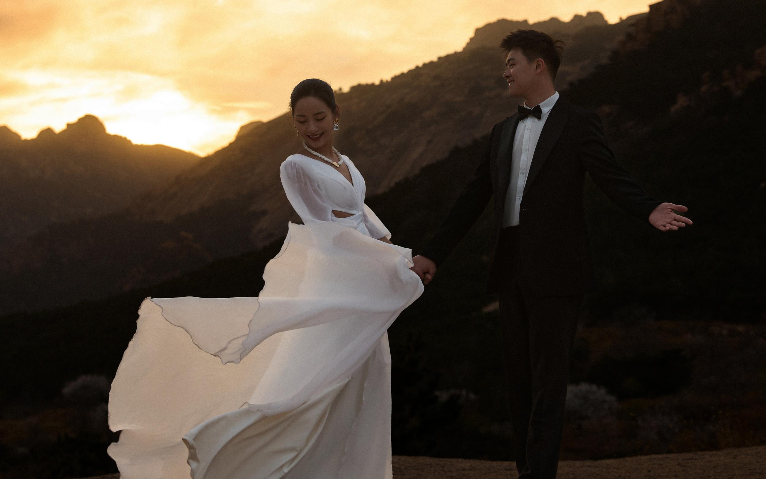 花瓣摄影•晚霞落日