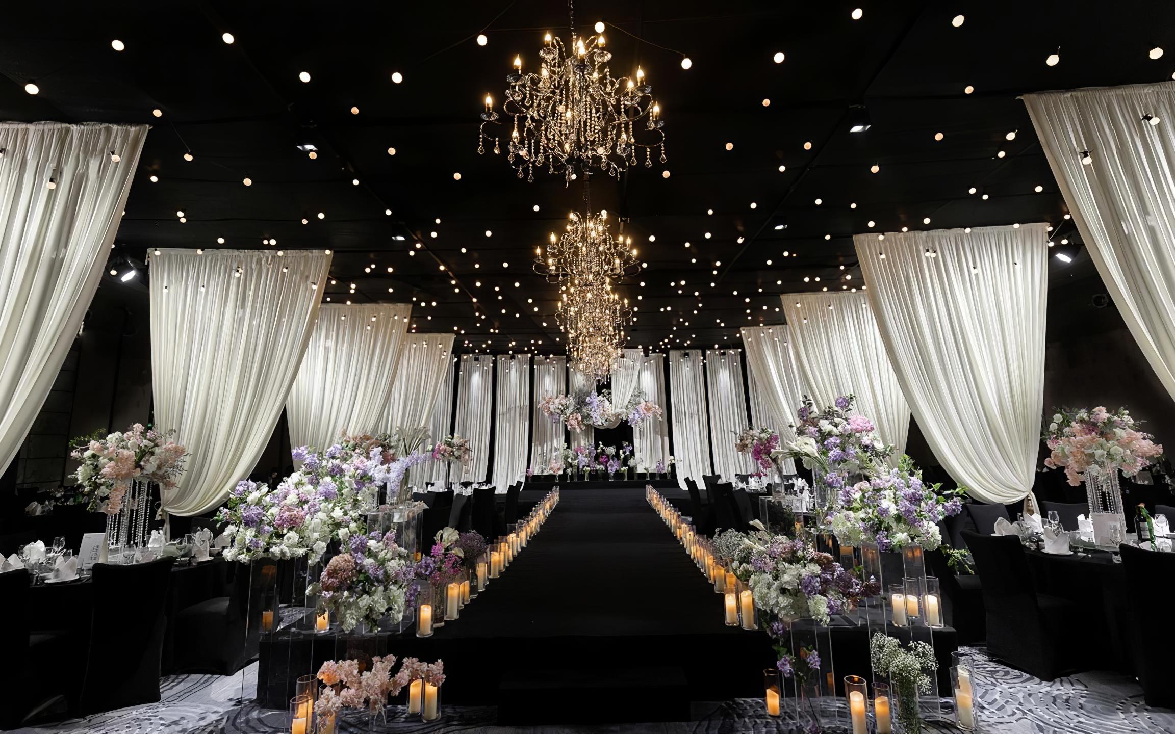 香檳色法式布藝小清新婚禮策劃