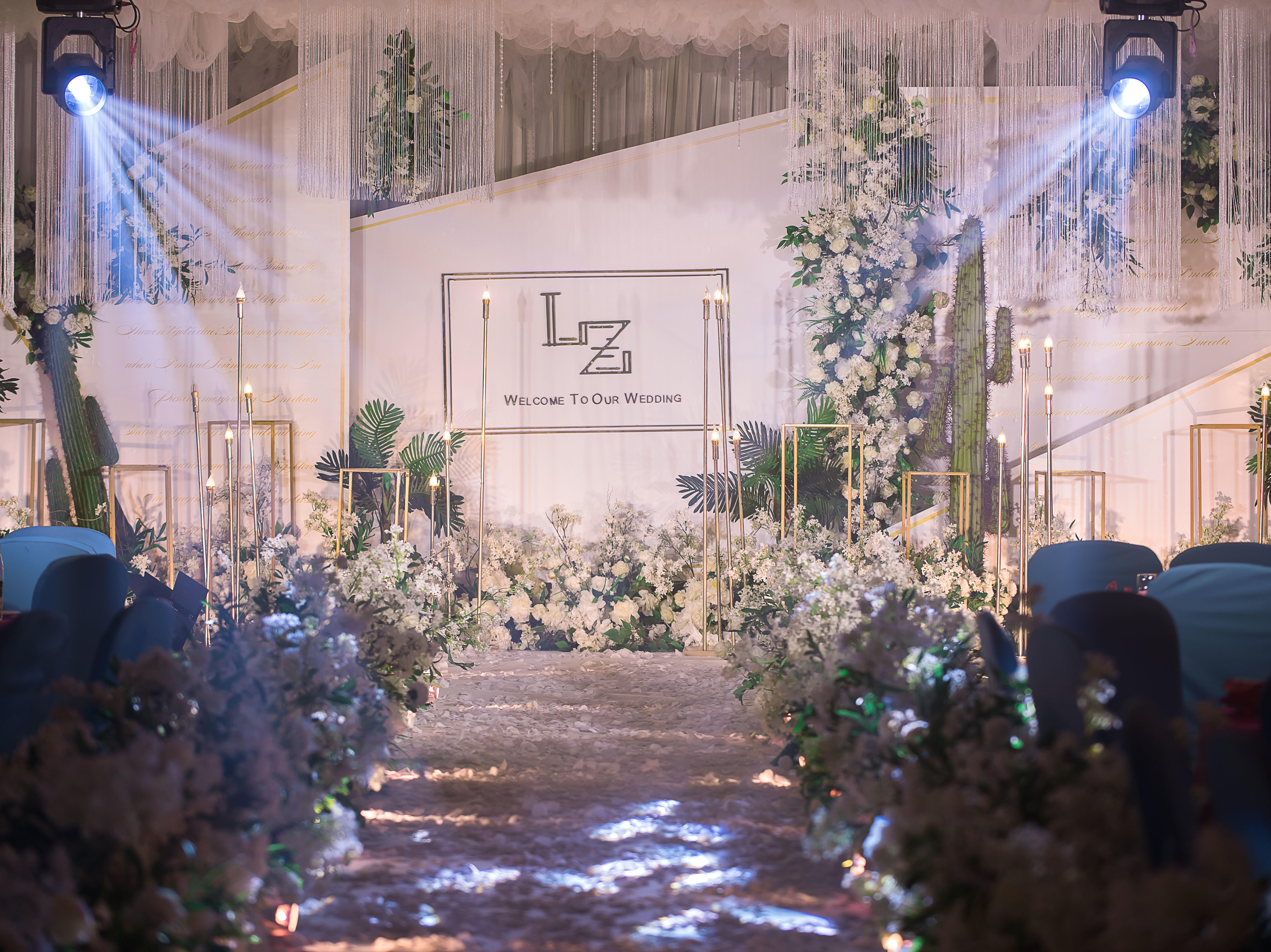 【莫言婚礼】白绿小自然主题婚礼