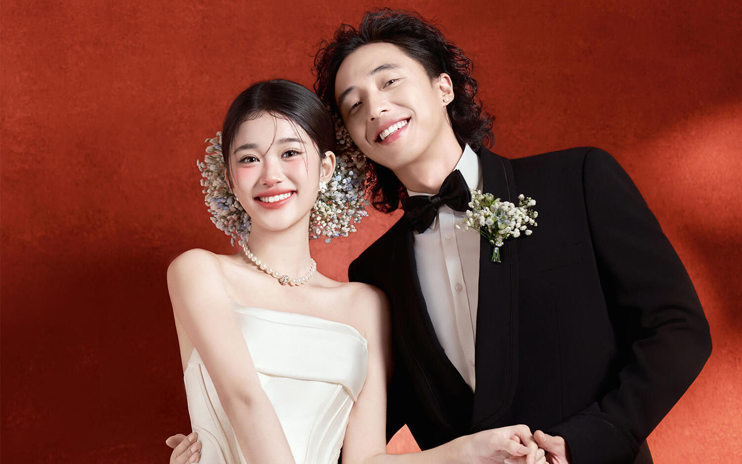 轻复古红底+满天星真的好出片