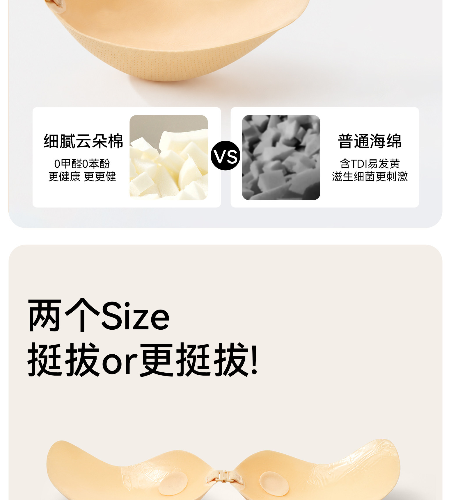 胸贴女婚纱用聚拢上托胸罩隐形无肩带内衣小胸显大硅胶乳贴