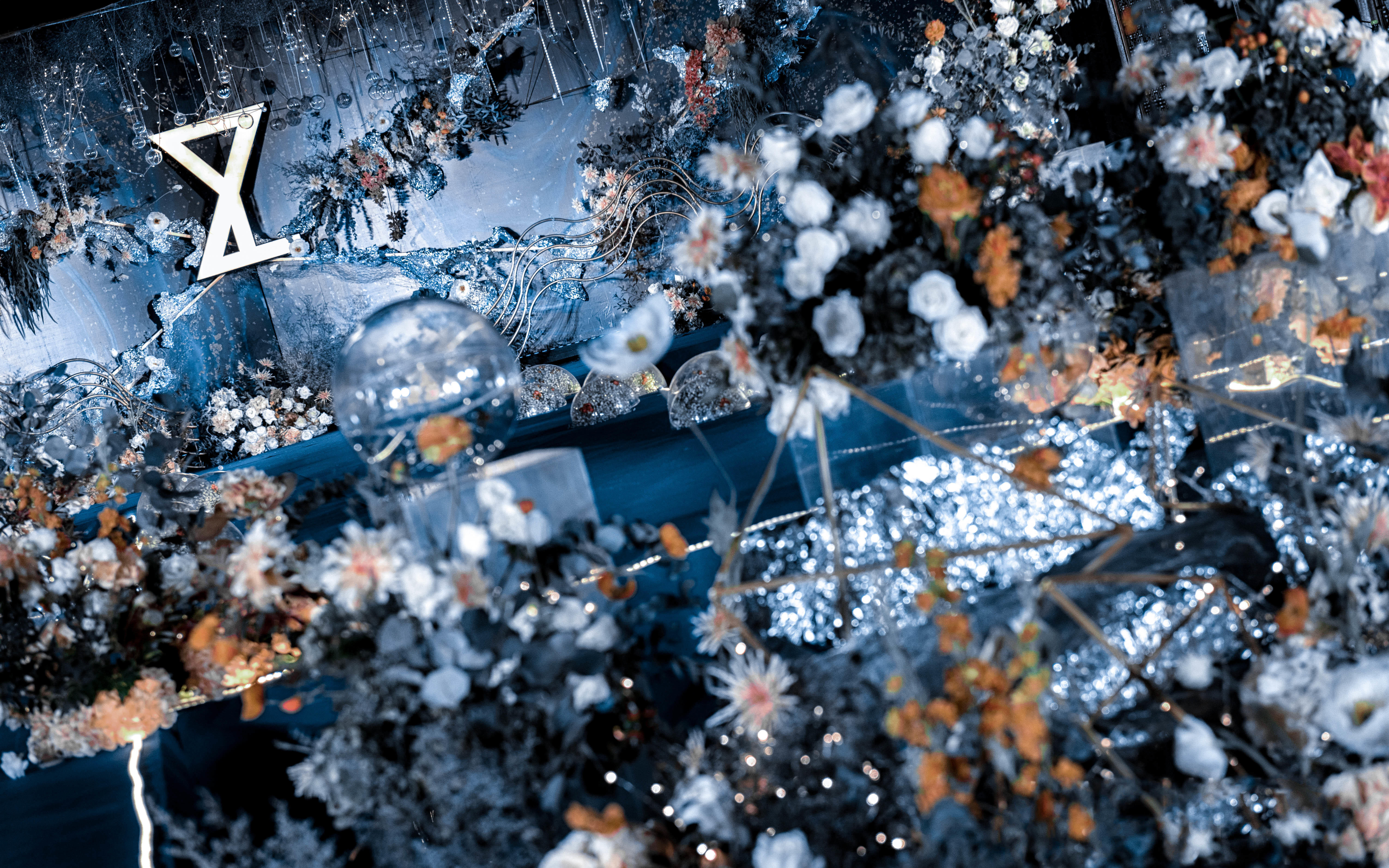 #吉美婚礼#灰蓝色星空梦幻婚礼方案