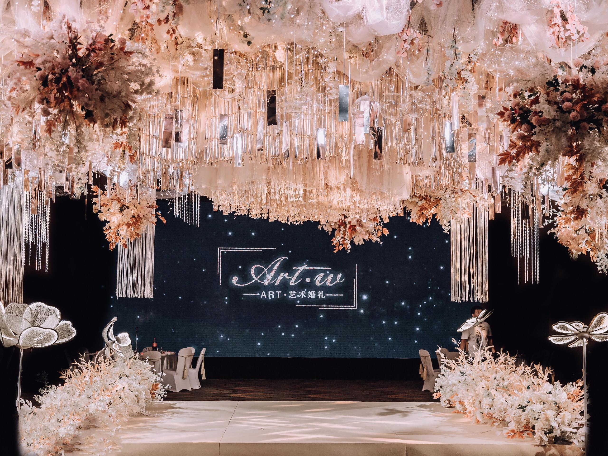 【ART婚礼】创意定制香槟色婚礼