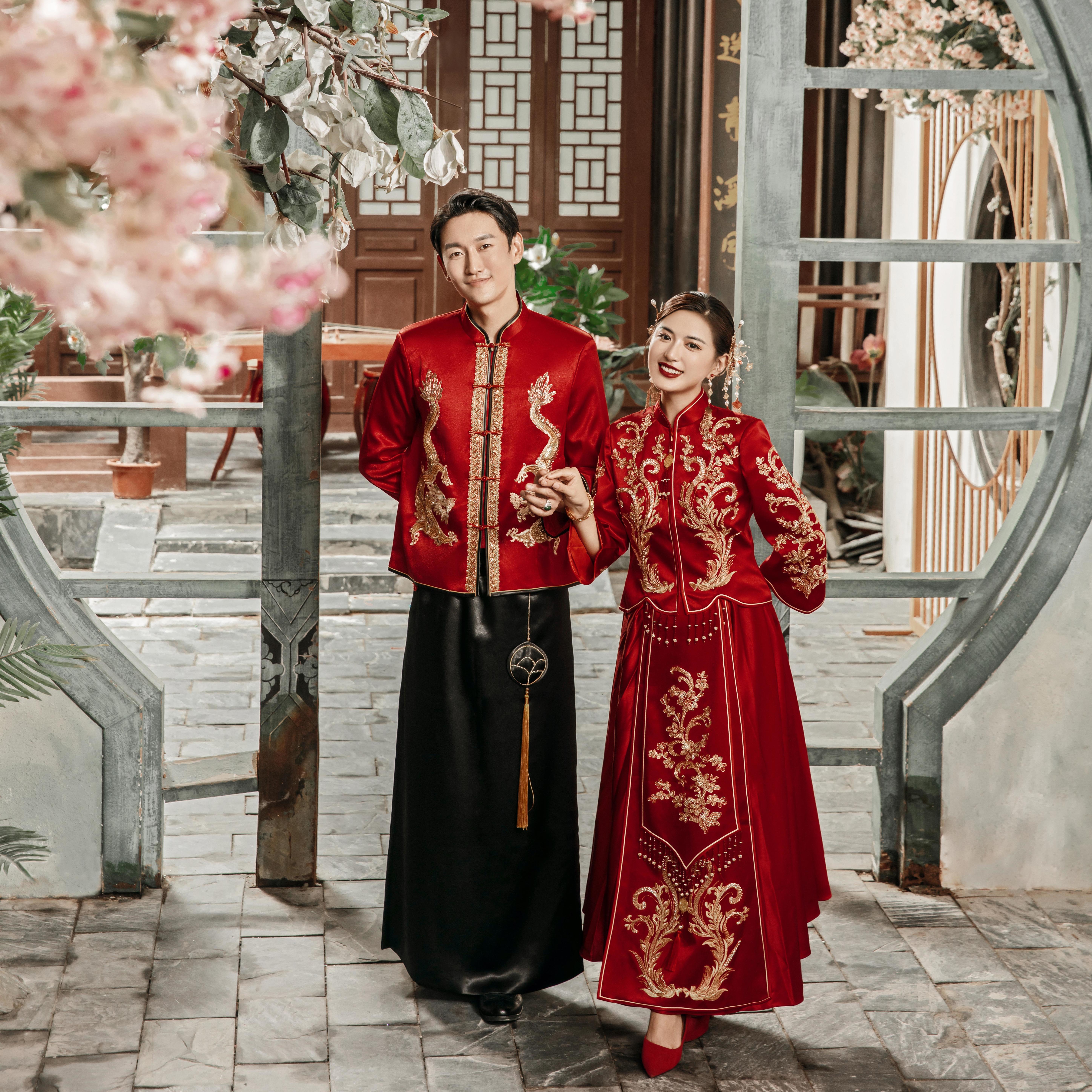 第一眼就惊艳的中式婚纱照