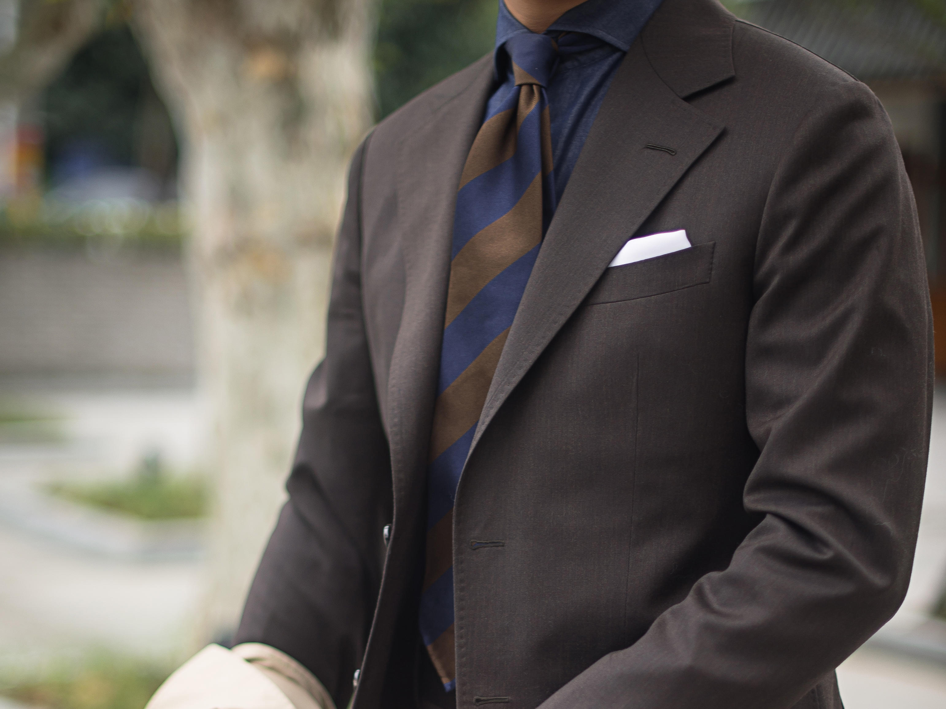 杭州景唐西服私享定制/休闲大地色系西服