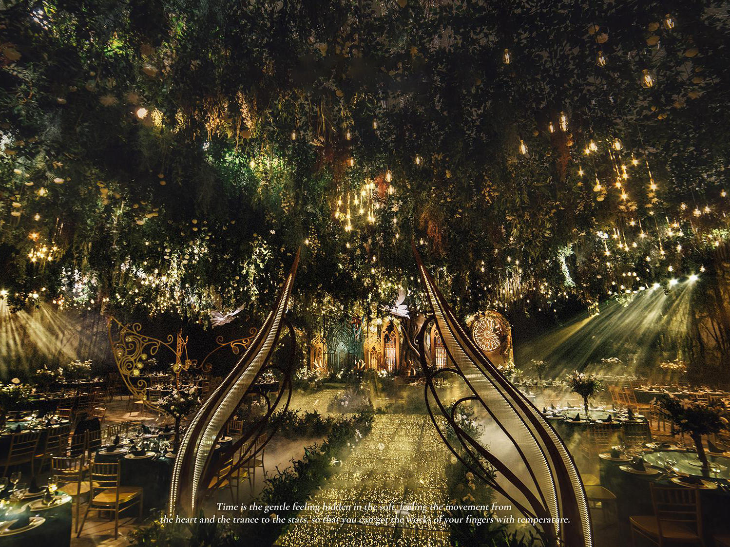 新娘必看 百万网红婚礼一站式来袭 精灵公主宴会厅