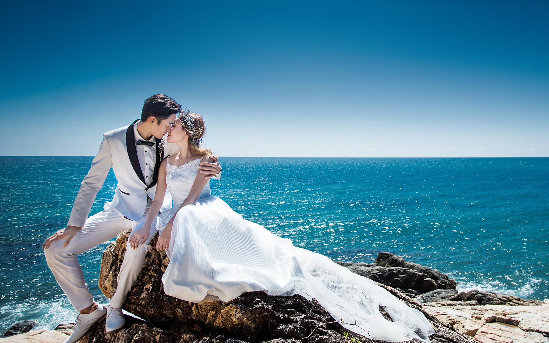 青岛旅拍韩式公主风+双外景+精修70张