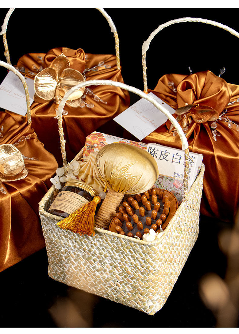 結(jié)婚禮盒 高檔實用 禮物手提籃 田園系列伴手禮